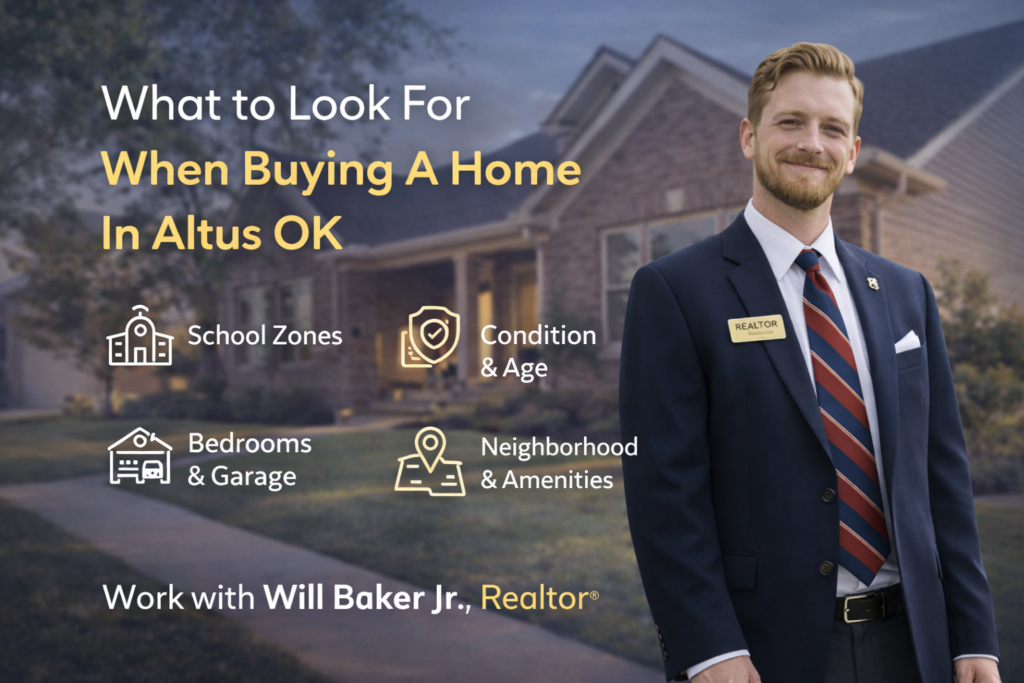 What to Look For When Buying A Home in Altus Oklahoma